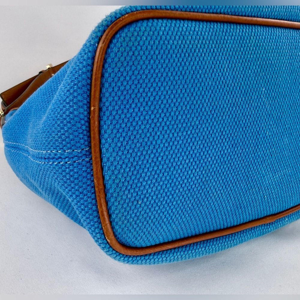 Michael Kors Marina Canvas Gathered Drawstring Bucket Tote - Picture 8 of 14